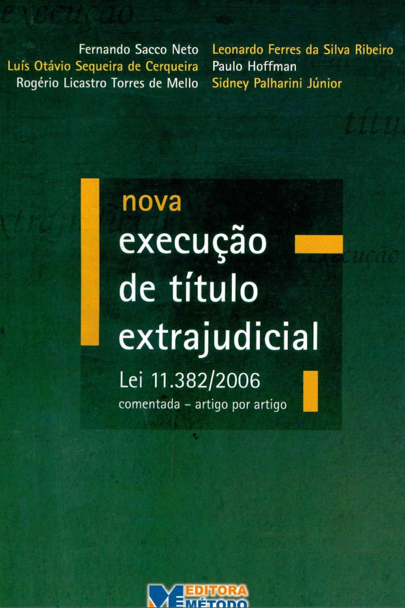 Nova execução de título extrajudicial